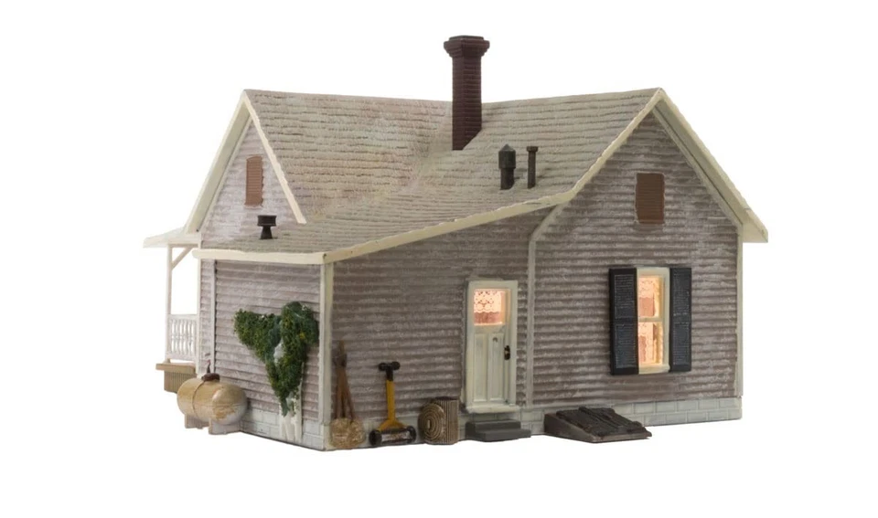 Built-N-Ready Old Homestead House HO Woodland Scenics (Importación USA) - Imagen 1 de 4