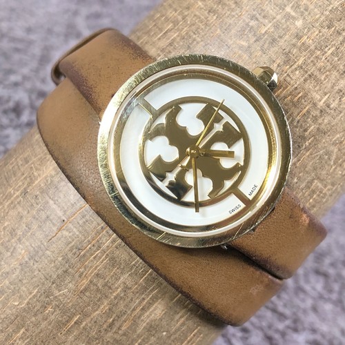 Orologio Tory Burch donna TB4018 svizzero tono oro avvolgente pelle quarzo 6 1 2"