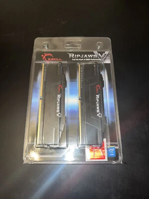 G.Skill ripjaws 16GB (8gbx2) ddr4-3600 PC4-28800 f4-3600c17d-16gvk - Image 1 of 3