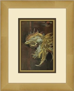 Lucian Freud Hahnenkopf individuell gerahmter Druck - Bild 1 von 2