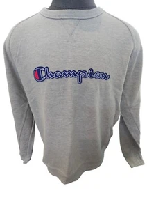 Champion 2XL Gray Men's Crew Neck Sweatshirt Heavy Duty - Picture 1 of 7