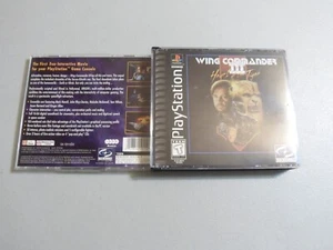 Solo estuche y obras de arte Wing Commander 3 III, ¡SIN JUEGO/MANUAL! 100 % original Sony PS1 - Imagen 1 de 9