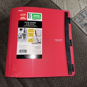 Mead 1 1/2” Binder + 3 Hole Punch. New. 3 pack