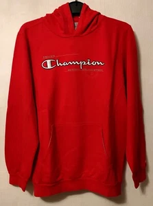 SUDADERA CON CAPUCHA ROJA CAMPEONA DEPORTIVA DE COLECCIÓN AUTÉNTICA DESDE 1919 M/L 42 - Imagen 1 de 5