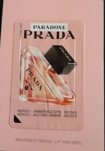 Prada Paradoxe Duftkarte Liquatouch travel to go size NEW - Bild 1 von 1
