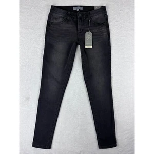 Pantalones de mezclilla Wit & Wisdom Ab'solution paneles adelgazantes negro lavado talla 4 nuevos con etiquetas - Imagen 1 de 14