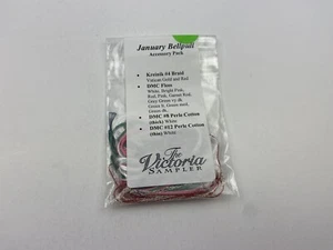 The Victoria Sampler January Bell pull Accessory Thread Pack - Picture 1 of 4