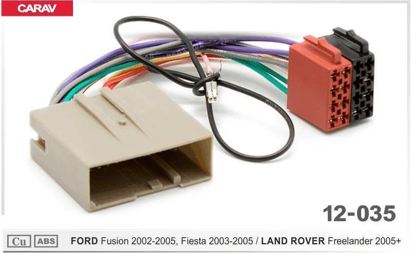 CARAV 12-035 Autoradio Adapterkabel ISO für FORD Fusion Fiesta LAND ROVER