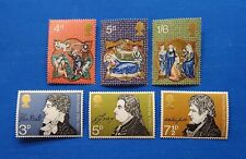Great Britain Stamps, Scott 645-647, 651-653 Complete Sets MNH