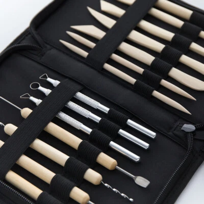 14-32Pcs/set Clay Pottery Tool Ceramics Sculpting Carving DIY Modeling Kit Home - Image 1 of 4