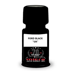 Ford Black UA Touch up Paint Kit With Brush 2 Oz - Picture 1 of 2