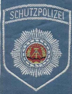 NRD Odznaka tekstylna Policja transportowa niebieska -Policja ochronna- na bluzkę mundurową - Zdjęcie 1 z 1