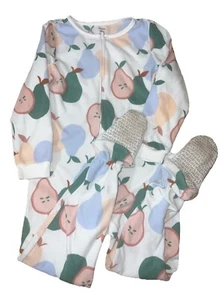 Size 6 Carters Blanket Sleeper Fleece Footed Zip Front Warm Cozy - Picture 1 of 5