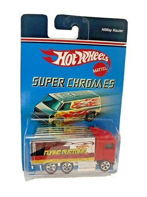 HOT WHEELS Red HIWAY HAULER, FLYING CUSTOMS, SP5RL WHEELS - Image 1 of 3