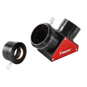 2 Inch 90 Degree 99% Dielectric Diagonal Mirror+1.25 Inch Adapter for Telescope - Picture 1 of 10