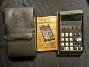 Sears calcolatrice elettronica regole diapositive con custodia e manuale modello 801.58770 SFH - Foto 1 di 4