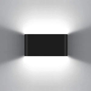 12W Waterproof Modern Wall Sconce LED Wall Light up down Aluminum Wall Lamp LED - Picture 1 of 12