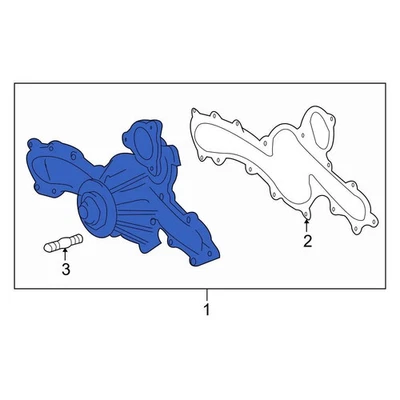 For Toyota Tundra 2005-2006 Toyota 1610009471 Engine Water Pump Foto 1 de 3