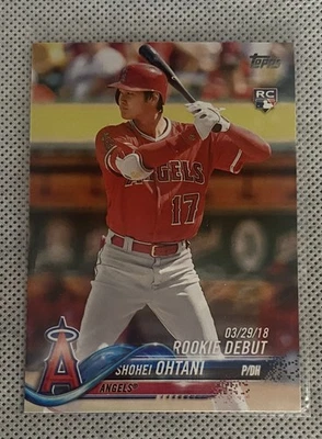 2018 Topps Update #US285 Shohei Ohtani RC Rookie Angels  - Image 1 of 4