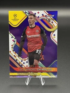 2024-25 Topps Finest UCC Alejandro Grimaldo refractor púrpura/299 #119 - Imagen 1 de 2