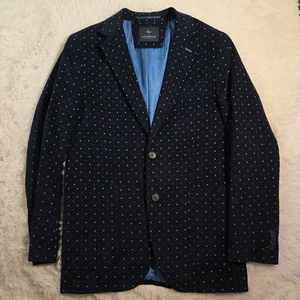 Tailorbyrd gepunktetes Muster 100 % Baumwolle Cord Sport Mantel Herren 40R schmal EUc - Bild 1 von 11