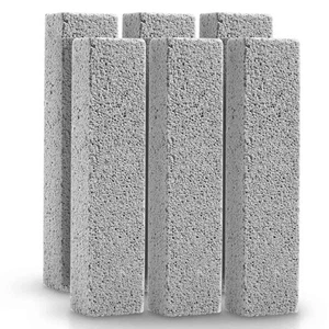 6 Pack Pumice Stone for Toilet Bowl Cleaning, Scouring Stick Remove Toilet Bo... - Picture 1 of 7