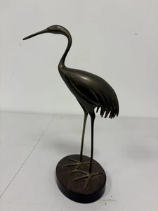 Vintage Frederick Cooper Chicago Bronze oder Messing Kranich/Storch Skulptur sehr selten - Bild 1 von 11