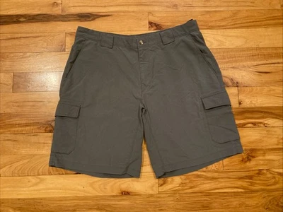 Columbia GRT Cargo Gray Shorts Hiking Nylon Utility Casual Shorts Mens 38 x 9 - Image 1 of 4