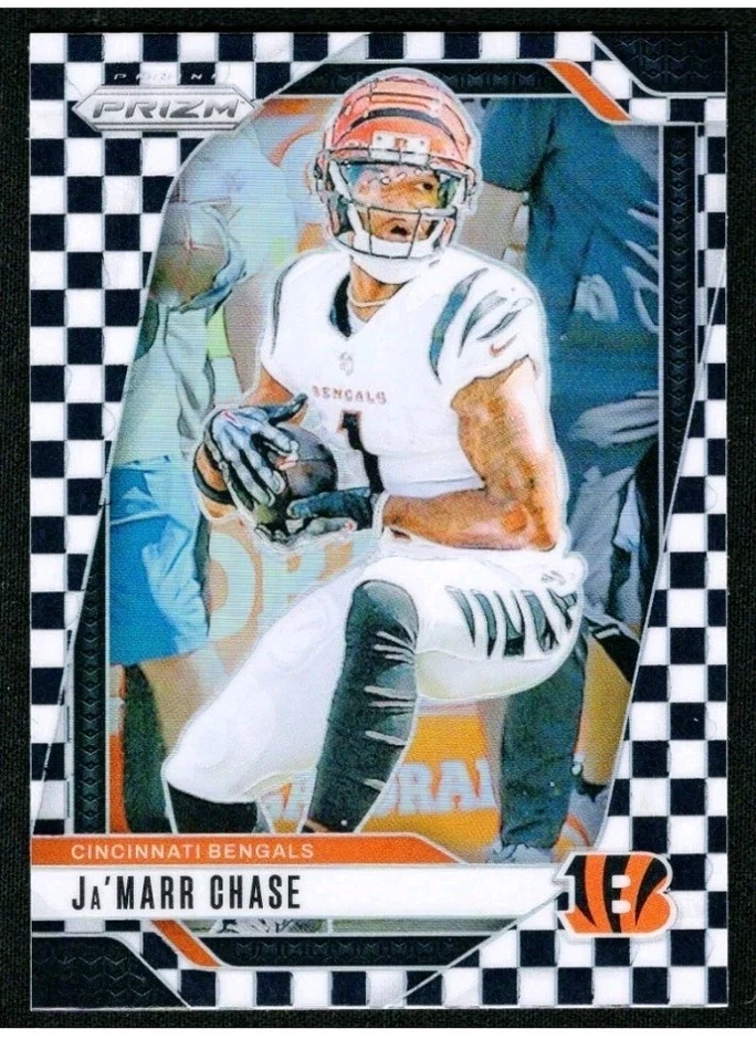 2024 Panini Prizm Football Complete Choose card Base-Black & White Checker-Green - Image 1 of 1