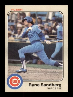 Fleer # 507 Ryne Sandberg 1983 RC como nuevo Foto 1 de 2