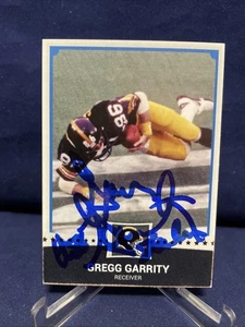 Gregg Garrity -Penn State- Pittsburgh Steelers Autographed Custom Card - Picture 1 of 4