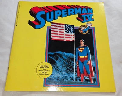 Superman IV Quest for Peace Movie Tie-In Book 1987 1st Scholastic Paperback Foto 1 de 4