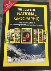 THE COMPLETE NATIONAL GEOGRAPHIC Every Issue 1888-2008 WIN MAC 7 DVD-ROM NEW! - Picture 1 of 4