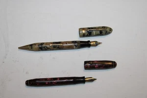 2 plumas estilográficas vintage REMINGTON pluma/lápiz con 14 quilates Punta dorada - Imagen 1 de 21