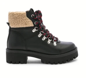 Botas de senderismo Steve Madden Broadway de cuero para mujer (talla 6,5) - Imagen 1 de 5