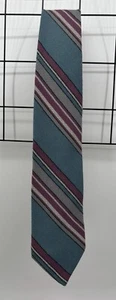 Corbata para hombre Givenchy Monsieur Lt azul malva/rosa gris negra 100 % lana de colección - Imagen 1 de 3