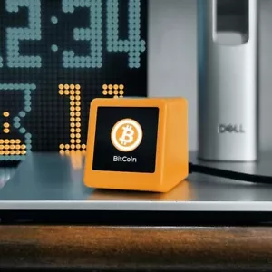 Crypto Ticker Bitcoin Ethereum Price Tracker, Weather Station Smart Clock - Picture 1 of 18