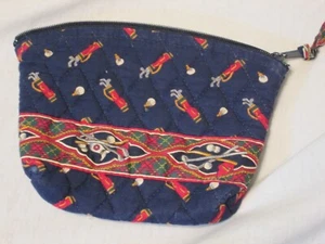 Vera Bradley Bolsa de Golf Cartera Bolso sin asas Cremallera Vinilo Interior Pequeño 6x7 - Imagen 1 de 4