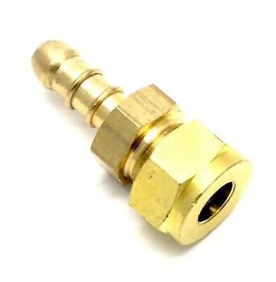 British Made 10mm COMPRESSION FITTING TO LPG FULHAM NOZZLE TO 8mm I/D HOSE • 8.74£