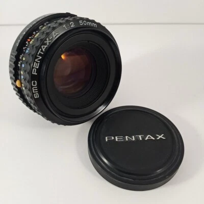 Asahi SMC SMC Pentax A 50mm 1:2 Lens - Pentax K Mount - Made In Japan (A) - Image 1 of 4