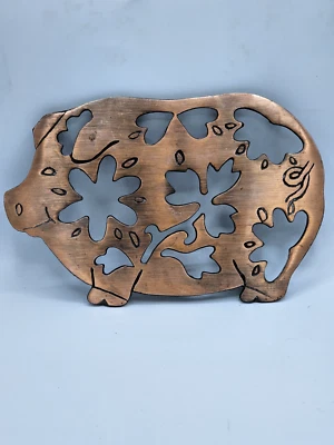 Remache de hierro fundido Piggy color cobre Foto 1 de 2