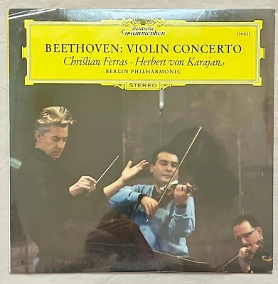 FERRAS Beethoven: Violin Concerto 1979 Import Vinyl LP Deutsche Grammophon MINT - Image 1 of 2