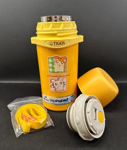 Tottoko Hamutaro Stainless Steel Water Bottle with Cup -Tiger Brand 20oz Thermos - Picture 1 of 11