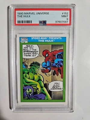 Marvel Universe Impel The Hulk #152 1990 PSA 9 - Image 1 of 2