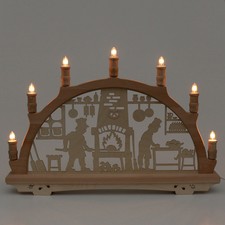 Weihnachtsbeleuchtung Dekoration Schwibbogen Lichterbogen Erzgebirge 72 0908