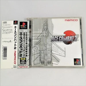 [PS1] ACE COMBAT2 Japanese Edition. PlayStstion1, with/OBI - Picture 1 of 8