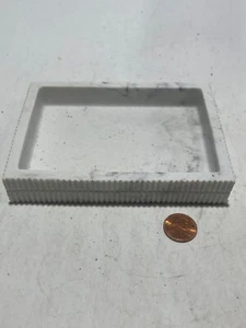 DKNY Bathroom Marbled Soap Dish 5-1/8" L X 3.75" W - Picture 1 of 2