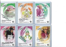 The Wizard Of Oz - Autograph Prop & Sketch Card Selection NM Breygent