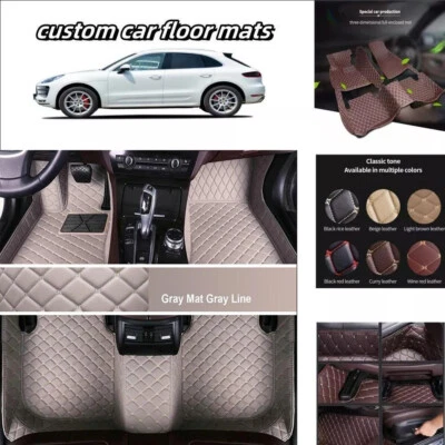 Custom Fit For Volvo All Models Car Floor Mats PU Luxury Original Liner Handmade - Image 1 of 4