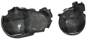 HONDA CBR900RR SC44 SC50 2000-2003 2x COUVERCLE D'EMBRAYAGE CARBONE COUVERCLE CARBONE - Photo 1 sur 2